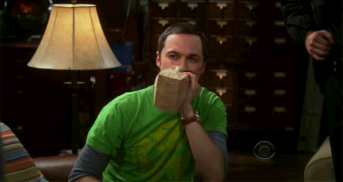 Paper bag help breathing